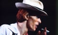 David Bowie Diamond Dogs<br>English singer, musician and actor David Bowie in concert during his Diamond Dog tour in Los Angeles, circa 1974. (Photo by Terry O’Neill/Iconic Images/Getty Images)