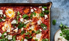 Anna Jones’ traybake harissa shakshuka