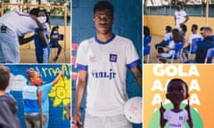 Vinícius Júnior launches app to educate pupils in his old school in Rio