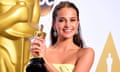 Alicia Vikander backstage at the Oscars