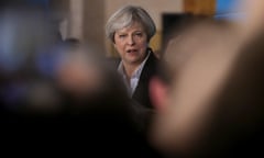 Theresa May at Conservative election campaign event