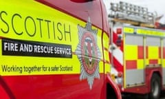 Scottish Fire and Rescue Service livery on a vehicle