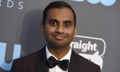 Aziz Ansari arrives at the 23rd annual Critics’ Choice Awards at the Barker Hangar on Thursday, Jan. 11, 2018, in Santa Monica, Calif. (Photo by Jordan Strauss/Invision/AP)