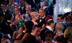 Daisy Buchanan and Jay Gatsby at a party in The Great Gatsby film