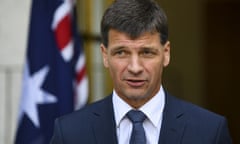 The energy minister, Angus Taylor