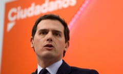 Ciudadanos leader Albert Rivera