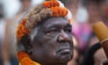 Yunupingu at the opening of Garma in 2022