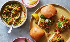 Rosie Sykes peas and potato pav bhaji