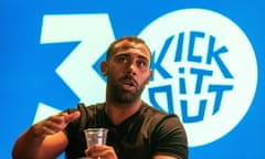 Anton Ferdinand at Kick It Out’s 30th anniversary event.