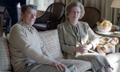 Ronald Reagan and Margaret Thatcher pictured in 1984