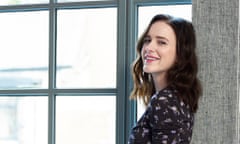 Rachel Brosnahan photographed in London. 