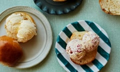 Ravneet Gill's brioche buns stuffed with ice-cream.