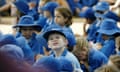 Children from the Holy Spirit Catholic school in Brisbane.