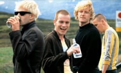 Trainspotting actors including Ewan McGregor, second left.