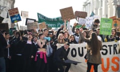 Climate emergency protest in Brighton. According to the National Union of Students (NUS), 91% of students are now “fairly or very concerned” about the issue.