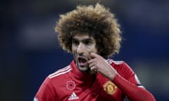 Marouane Fellaini of Manchester United