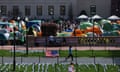 The pro-Palestinian encampment at Columbia