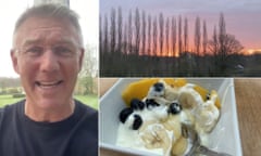 Nigel Adkins on one of his Twitter video diaries and examples of what he is including in them.