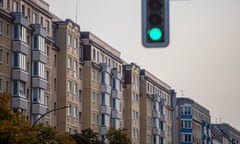 Row of apartments in Berlin