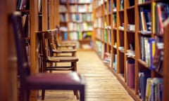 library shelves