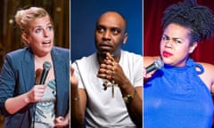 Sara Pascoe, Dane Baptiste and Desiree Burch at Edinburgh festival fringe 2017