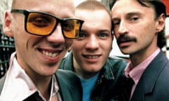 Ewen Bremner (Spud), Ewan McGregor (Renton) and Robert Carlyle (Begbie) in Danny Boyle’s 1996 film adaptation