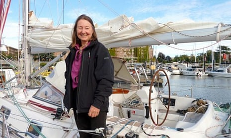 British woman, 77, becomes oldest person to sail around the world alone – video