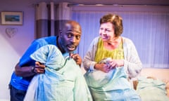 Andrew French (Eddie) and Tessa Peake-Jones (Carol) in While We're Here