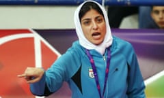 Shahrzad Mozafar, coach of Iran's national women's futsal team