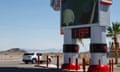 Heatwave hits Southwestern US<br>epa10748749 A car moves by a thermometer showing 119 degrees Farenheit in Baker, California, USA, 15 July 2023. A heatwave is hitting the southwestern United States and is expected to bring temperatures above 120 degrees Fahrenheit (48.8 Celsius) in parts of California and Arizona in the coming days. EPA/CAROLINE BREHMAN