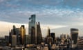 The City of London's Financial District Skyline