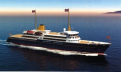 An artist’s impression of the proposed new royal yacht Brittania