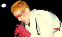 Annie Lennox of the Eurythmics at the Palace in Hollywood, California, 1983.