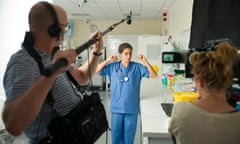 AUG-2018_LONDON: Behind the scenes of a The Guardian film shoot "Beyond The Blade" in Whip Cross Hospital.

( Photography by Graeme Robertson)