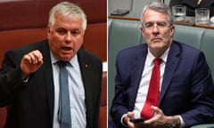 Rex Patrick and Mark Dreyfus composite