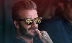 David Beckham pays tribute to a horse.