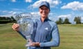 Linnea Ström with the Shoprite Classic trophy