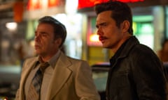 Rudy Pipilo (Michael Rispoli) and Frankie Martino (James Franco) in the Deuce.