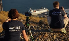 Animal welfare activists monitor freight ships in the port of Cartagena, which exports millions of live animals to the Middle East.