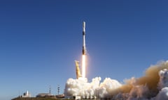 A SpaceX Falcon 9 rocket carrying South Korea's first  spy satellite lifts off in California