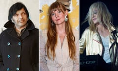 ‘The way they could play with so little was really inspiring to me’ … (L-R) Tjinder Singh of Cornershop, Courtney Marie Andrews and Emily Haines of Metric.