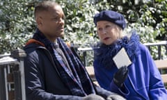 Will Smith and Helen Mirren in Collateral Beauty.