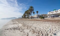 Dreamy soft winter beach Ibiza