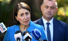 NSW Premier Gladys Berejiklian and deputy premier John Barilaro unveil the new cabinet lineup following the state election
