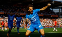 Ligue 1 - Lorient v Olympique de Marseille<br>Soccer Football - Ligue 1 - Lorient v Olympique de Marseille - Stade du Moustoir, Lorient, France - May 8, 2022 Olympique de Marseille's Matteo Guendouzi celebrates scoring their second goal REUTERS/Stephane Mahe TPX IMAGES OF THE DAY