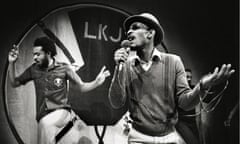 Linton Kwesi Johnson performing in Amsterdam in 1980