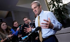 Jim Jordan at the US Capitol on 20 October. 