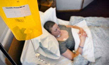 Patient receiving chemotherapy