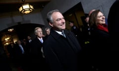Inauguration of the 45th President of the United States<br>Sen. Tim Kaine (D-VA) arrives on the West Front of the U.S. Capitol in Washington, D.C., U.S., January 20, 2017. REUTERS/Win McNamee/Pool