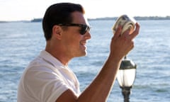 Leonardo DiCaprio as stockbroker Jordan Belfort